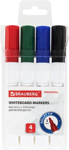 Набор маркеров BRAUBERG Original 152120 (4 шт.)