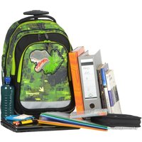 Дорожный рюкзак Step by Step BaggyMax Trolley Green Dino