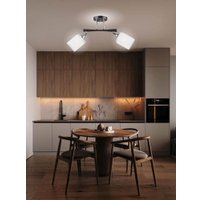 Припотолочная люстра Aitin Pro НПБ 02-2x60-101 N5959/2 (кофе/хром)