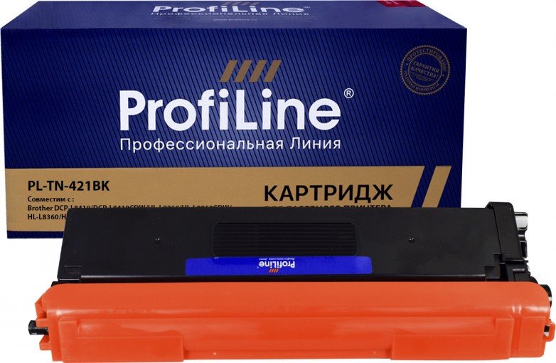 

Картридж ProfiLine PL-TN-421BK-BK (аналог Brother TN-421BK)
