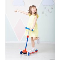 Трехколесный самокат Ridex Hero (красный/синий)