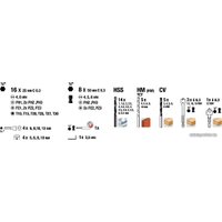 Набор бит и сверл KWB 49109106 (62 предмета)