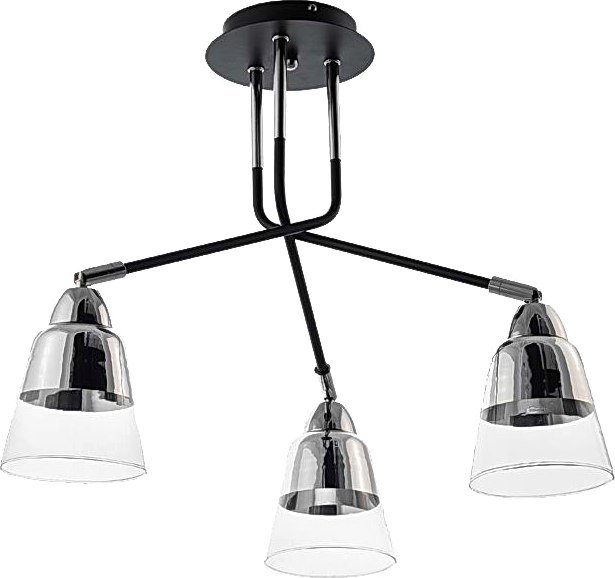 

Подвесная люстра Aitin Pro НПБ 02-3х60-102 RH16017/3 (черный/хром)