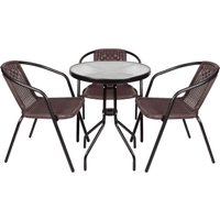 Набор садовой мебели King Style Derio Tres (коричневый)