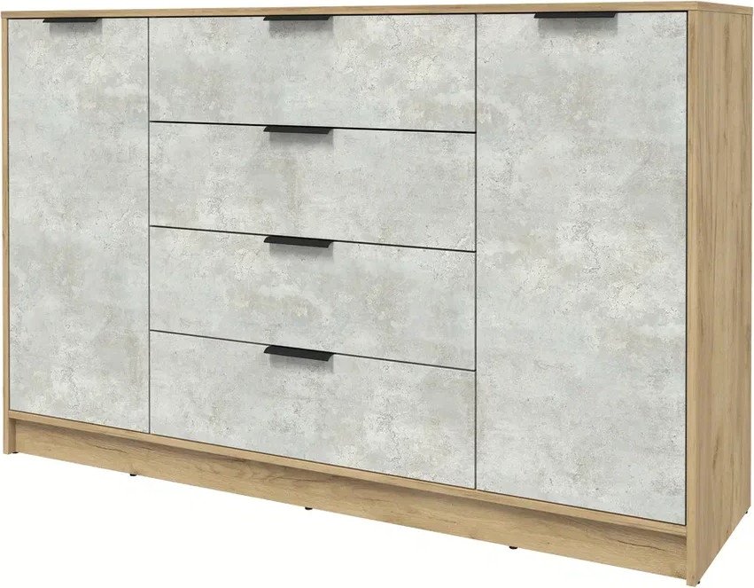 

Тумба Интерлиния Концепт КТ-Т160 (бетон лайт/дуб золотой)