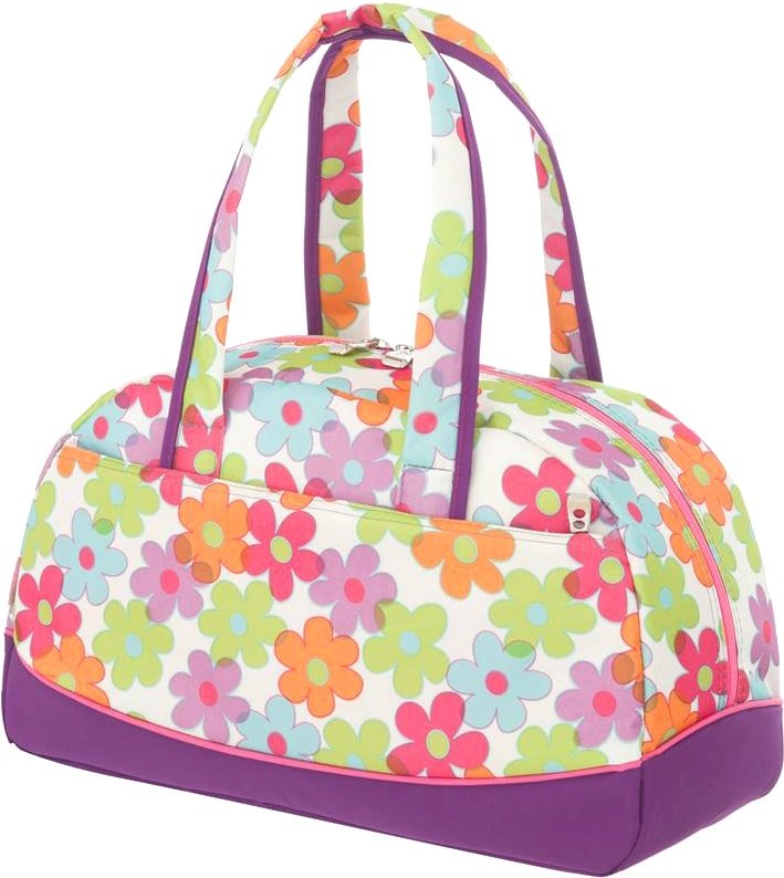 

Дорожная сумка Asgard С-61 (цветы, бело-голубой/сиреневый)