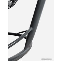 Подвесной диван M-Group Лежебока 11180305 (с серым ротангом/коричневая подушка)