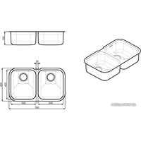Кухонная мойка Smeg UM4040