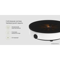 Настольная плита Xiaomi Induction Cooker Lite DCL002CM (с переходником на евровилку)