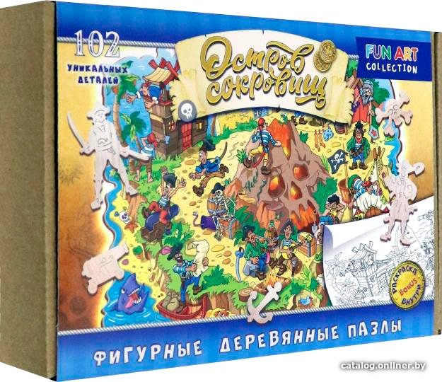 Пазл Нескучные игры Остров сокровищ