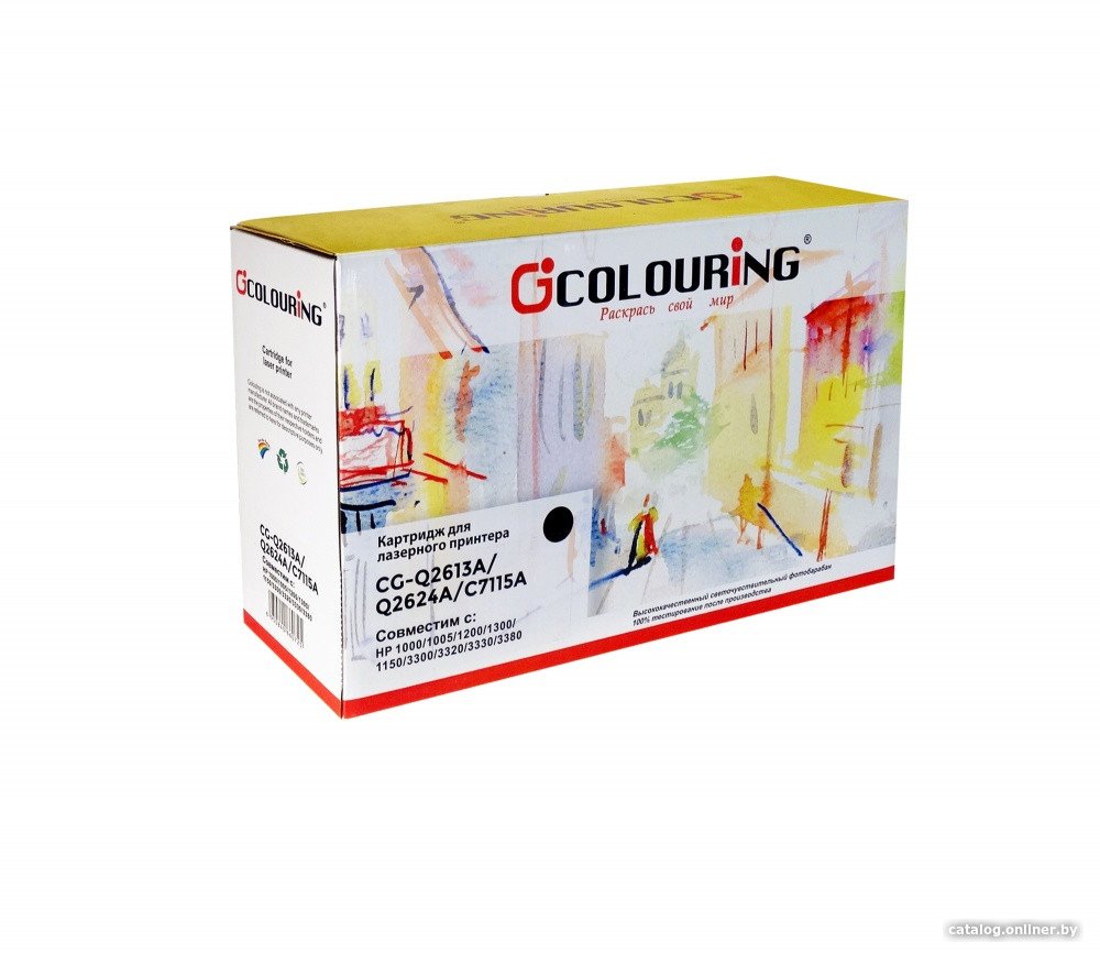 Картридж Colouring CG-Q2613A/Q2624A/C7115A/EP-25 (аналог Canon EP-25, HP 13A (Q2613A), HP 15A (C7115A), HP 24A (Q2624A))