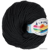 Пряжа для вязания Alpina Yarn Alpina Margo 50 г 75 м №002 (черный)