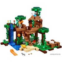Конструктор LEGO Minecraft 21125 Домик на дереве в джунглях