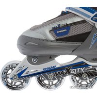 Роликовые коньки MaxCity Enigma Combo Boy (р. 30-33, серый/синий)