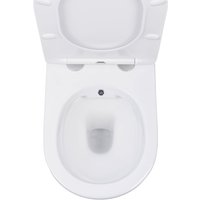 Унитаз подвесной Roxen Antares Bidet в комплекте с инсталляцией StounFix Dual Fresh 6 в 1 968457 (кнопка: брашированное золото)