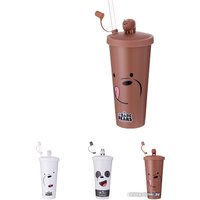 Многоразовый стакан Miniso We Bare Bears 640мл (тип B)