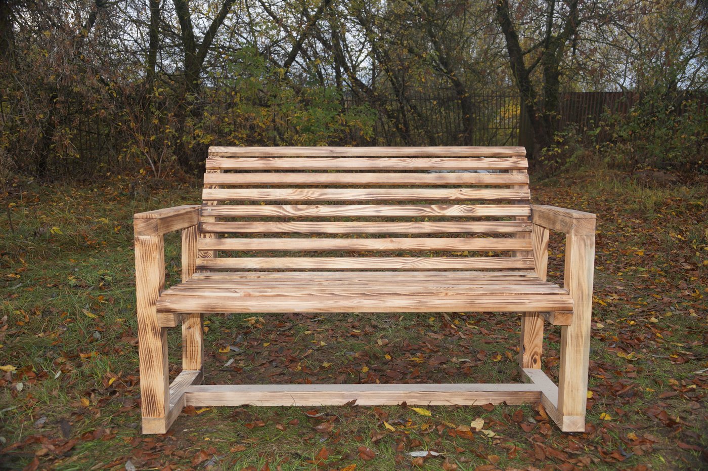 Садовая скамейка БелЛКплюс двухместная ВИЛА Терра 135x90x65 см