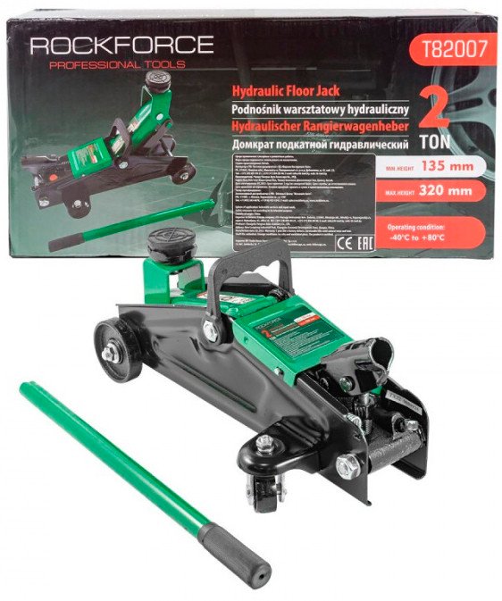 

Подкатной домкрат RockForce RF-T82007 2т