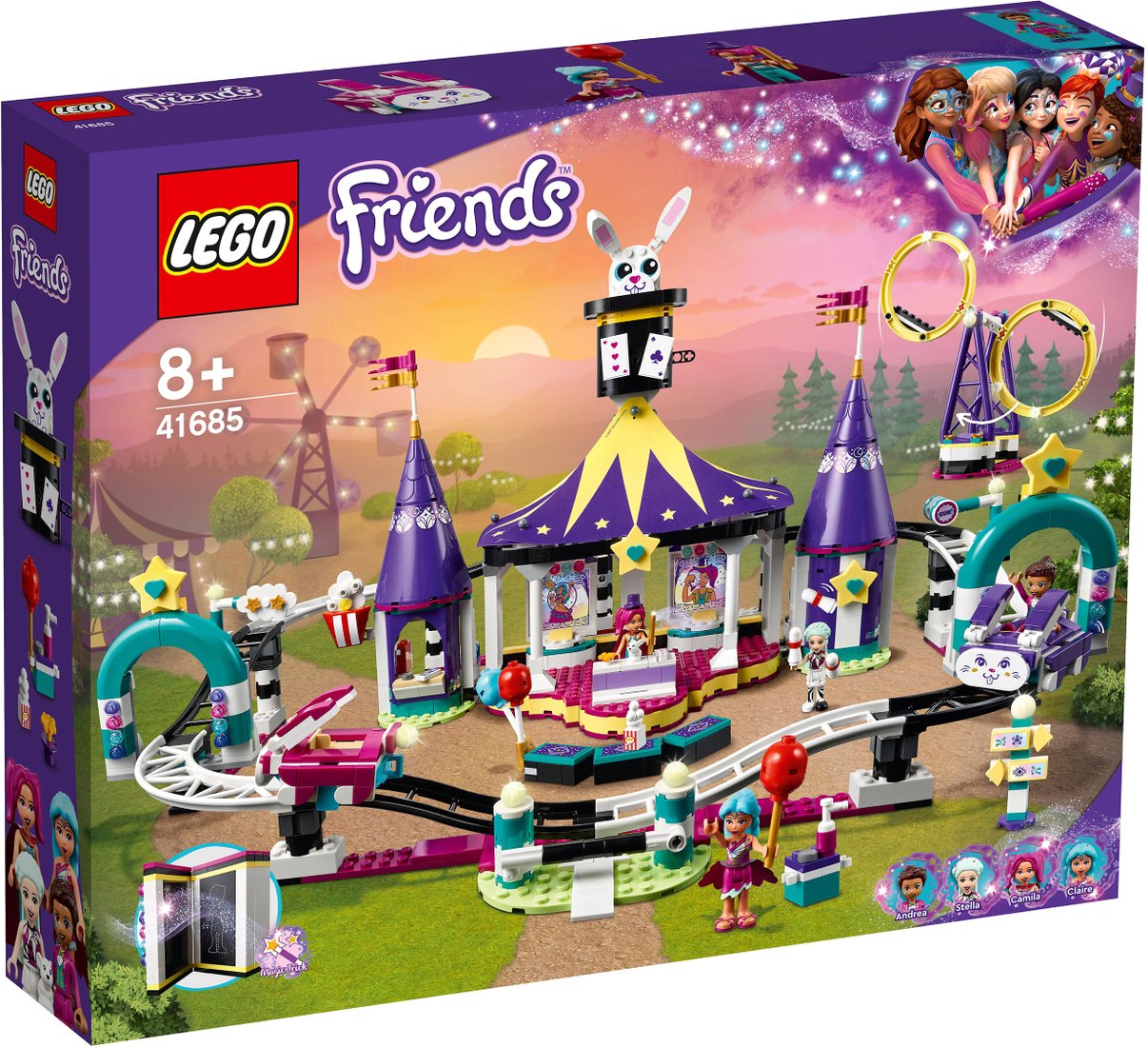 

Конструктор LEGO Friends 41685 Американские горки на Волшебной ярмарке