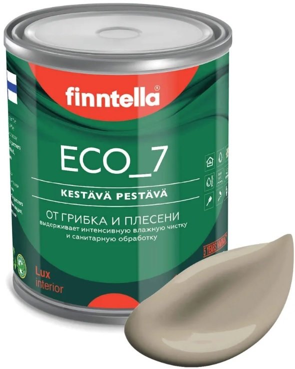 

Краска Finntella Eco 7 Taos F-09-2-1-FL087 0.9 л (бежевый хаки)