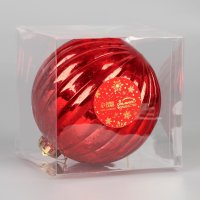 Елочная игрушка Зимнее волшебство Винтаж 9510413 (красный)