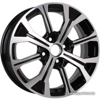 Литые диски K&K КС945 15x6" 4x100мм DIA 54.1мм ET 46мм Алмаз черный