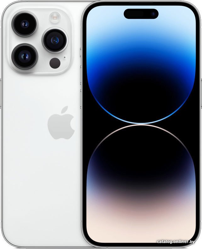 Телефон Apple iPhone 14 Pro eSIM 128GB (серебристый)
