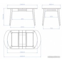 Кухонный стол Мебель-класс Эней (серый)