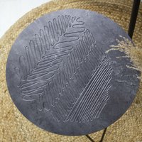 Журнальный столик Sheffilton SHT-CT27-2 (мокрый асфальт/черный муар)