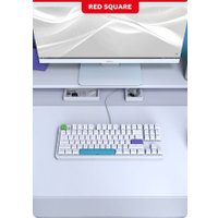 Клавиатура Red Square Alumix TKL Simple (белый, g3ms Amber)