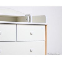 Детский комод Incanto Nuvola 800/5 (белый/бук)
