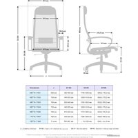 Офисное кресло Metta CH 17833 (белый)