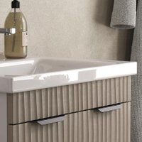 Volna Тумба с умывальником Lotty 60.2D Миранда + Миранда 60 (латте, напольная)