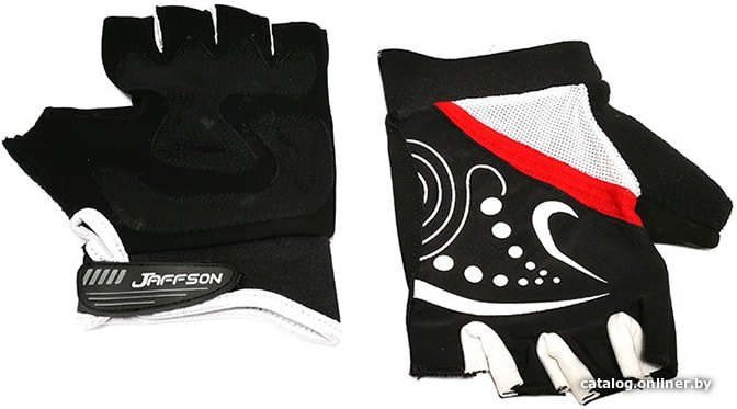 Перчатки Jaffson SCG 47-06 (XL, черный/красный)