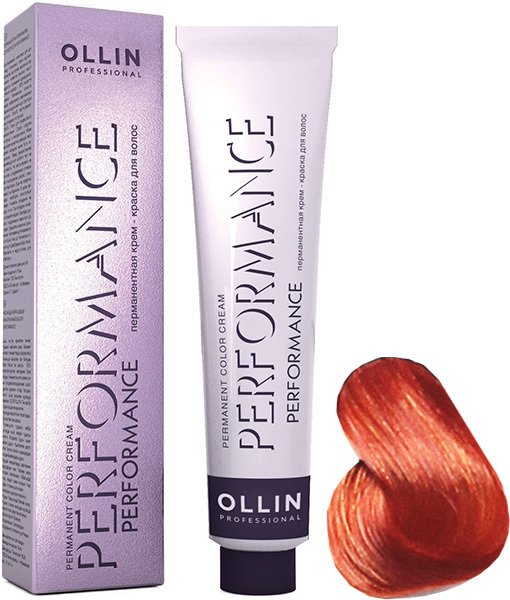 

Крем-краска для волос Ollin Professional Performance 8/44 светло-русый интенсивно-медный
