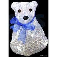 3D-фигура Neon-Night Белый мишка 20 см [513-247]