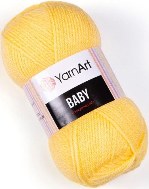 

Пряжа для вязания Yarnart Baby 100% акрил 315 50 г (150 м, нежно-желтый)