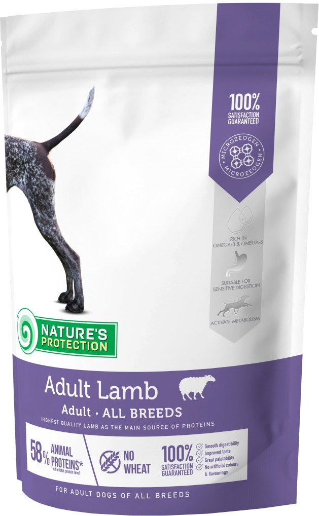 

Сухой корм для собак Nature's Protection Adult Lamb All Breeds NPS45748 500 г