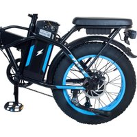 Электровелосипед Minako F10 Lite 2025 (черный/синий)