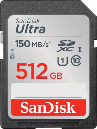 SanDisk Ultra SDXC SDSDUNC-512G-GN6IN 512GB