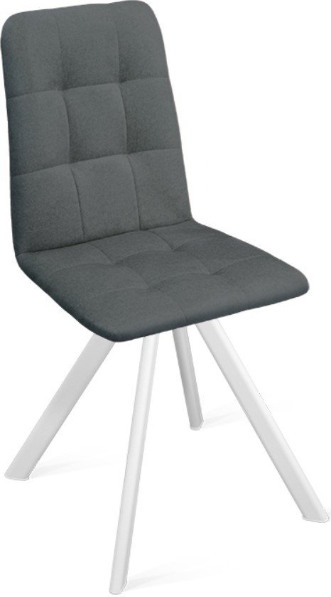 

Стул Трия Аспен К2 (белый матовый/микровелюр Jercy Graphite)