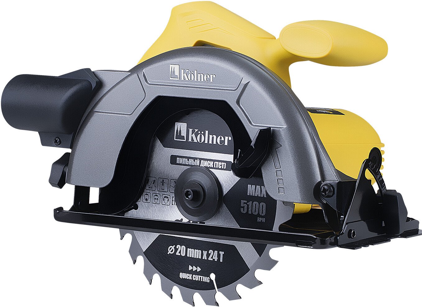 

Дисковая (циркулярная) пила Kolner KCS 165/1200