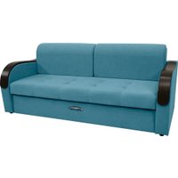 Диван Сириус Лидер-1 НПБ (Eva 29 велюр голубой)