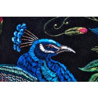 Интерьерное кресло Halmar Pagoni (темно-синий/черный)