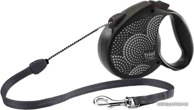 

Поводок-рулетка Triol Flexi Life Bubbles S 11111025 (черный/серый)