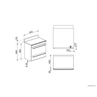 Кухонная плита Smeg TR90IP2