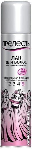 Лак Прелесть Professional для укладки волос Сверхсильной фиксации 200 мл