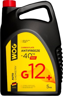 

Антифриз WOG G12+ 5кг WGC0114