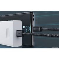 Кабель Baseus Dynamic Series Fast Charging Data Cable 100W USB Type-A - USB Type-C (1 м, серый)