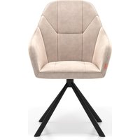 Стул Памир Босс F06 поворотный (светло-бежевый/черная опора)